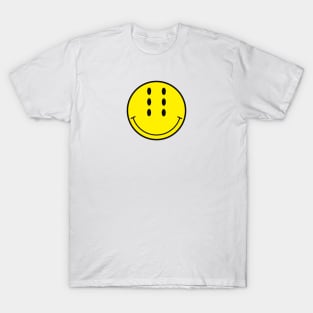 Six-Eyed Smiley Face, Medium T-Shirt